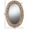 Bali & Pari Elwyn Modern Bohemian Metal and Natural Brown Seagrass Accent Wall Mirror 240-13464-ZORO - alternate 2